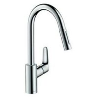 Grifo de fregadero Focus con mango extraíble 31815000 de Hansgrohe