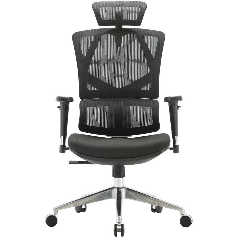 NEUWERTIG] SIHOO Bürostuhl Schreibtischstuhl ergonomisch, Lordosenstütze  hohe Rückenlehne 3D-Armlehnen gepolstert schwarz
