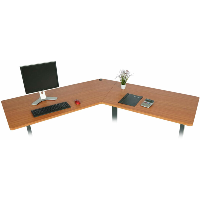 Tischplatte HHG-762 für Eck-Schreibtisch, Schreibtischplatte, 120