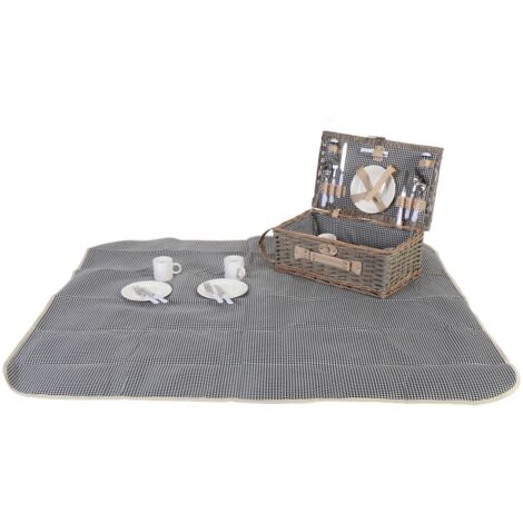 Picknickkorb-Set MCW-B24 Für 4 Personen, Weiden-Ko Produktbild-Vorschau 6