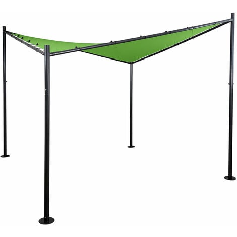 [NEUWERTIG] Pergola HHG-359, Garten Pavillon Sonnensegel, stabiles 6cm ...