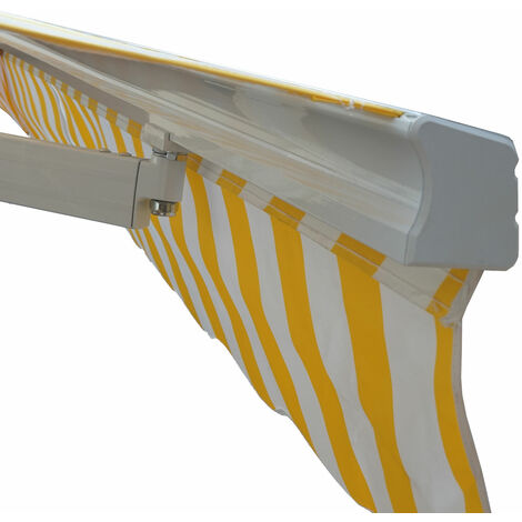 [NEUWERTIG] AluMarkise HHG980, Gelenkarmmarkise Sonnenschutz 4x3m