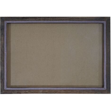 [NEUWERTIG] Bilderrahmen HHG-371, Fotorahmen Holzrahmen, 36x51cm Shabby-Look Landhaus braun