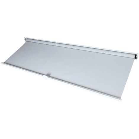 [NEUWERTIG] Seitenwand für Pergola HHG-789, Pavillon Rollo Ersatzseitenwand, Stoff/Textil 3x3,7m weiß