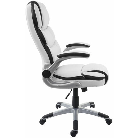 [NEUWERTIG] Bürostuhl HHG-507, Schreibtischstuhl Chefsessel Drehstuhl, Kunstleder weiß