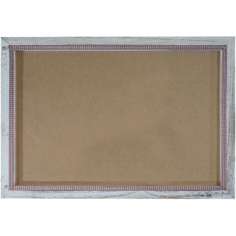 [NEUWERTIG] Bilderrahmen HHG-378, Fotorahmen Holzrahmen, 46x66cm Shabby-Look Landhaus weiß