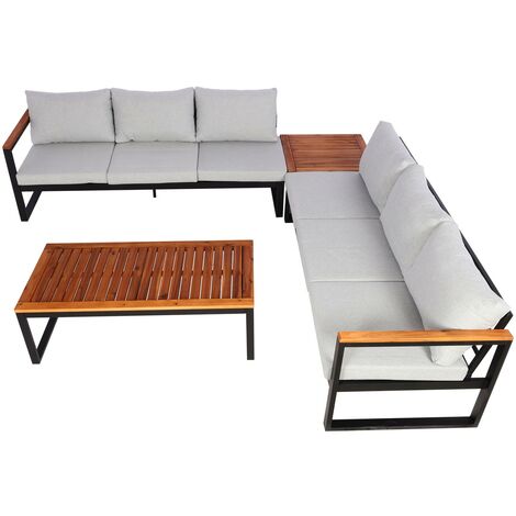 [NEUWERTIG] GartenGarnitur HHG066, Gartenlounge LoungeSet Sitzgruppe