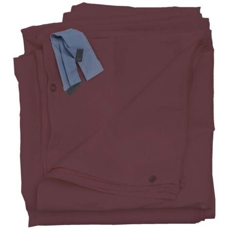 [NEUWERTIG] 4er-Set Seitenwand für Pergola Calpe, Ersatzseitenwand Pavillon 4x4m, Polyester rot-braun