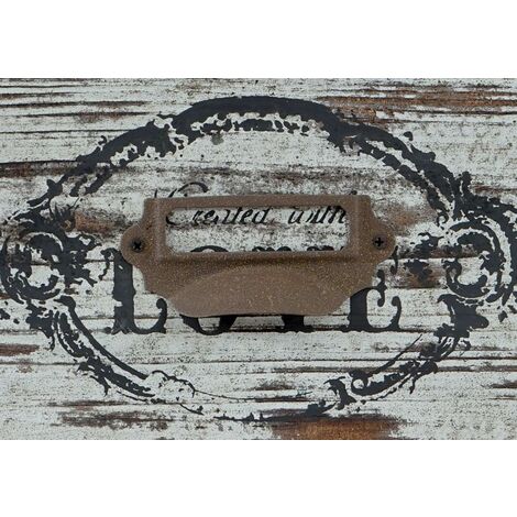 [NEUWERTIG] Kommode Leiria Schubladenkommode Schrank Shabby-Look, Vintage, 79x48x33cm