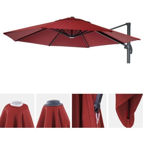 [NEUWERTIG] Sonnenschirmbezug HHG691, 8 Streben rund Ø3m 220g/m²