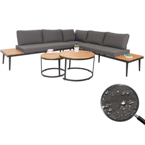 [NEUWERTIG] GartenGarnitur HHG215c, LoungeSet, Beistelltisch Spun