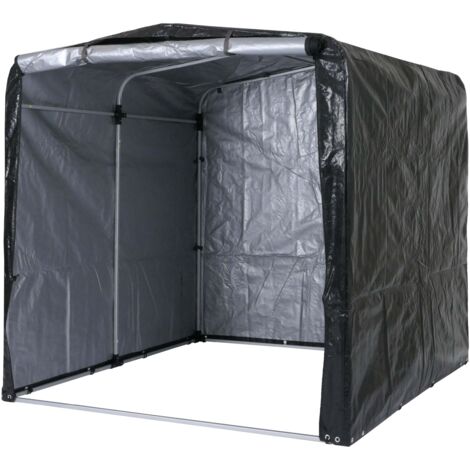 Preisvergleich Für Garagenzelt Carport 3,3 X 6,0 M In Grau Unterstand Lagerzelt Mit Pvc 800 N