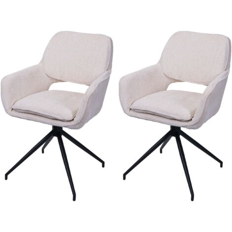 HTI Living Drehstuhl Kyra Anthrazit - Esszimmerstuhl Mit Auto-Return