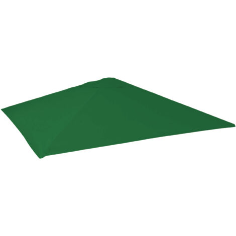 Ersatz-Bezug für Gastronomie Sonnenschirm HHG-589, Sonnenschirmbezug Ersatzbezug, 5x5m (Ø7,2m) Polyester dunkelgrün