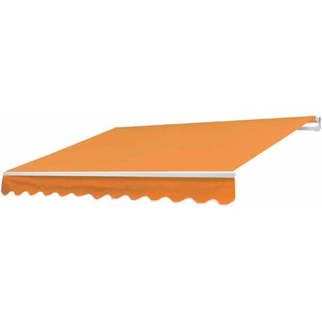 Ersatz-Bezug für Markise HHG-459, Gelenkarmmarkise Ersatzbezug Sonnenschutz, 5x3m Polyester terracotta
