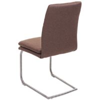 2x Esszimmerstuhl HHG-930, Küchenstuhl Freischwinger Lehnstuhl Stuhl