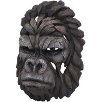 Deko Schädel HHG-392, Wanddeko Kopf Trophäe, Polyresin Indoor Outdoor Gorillakopf 34cm