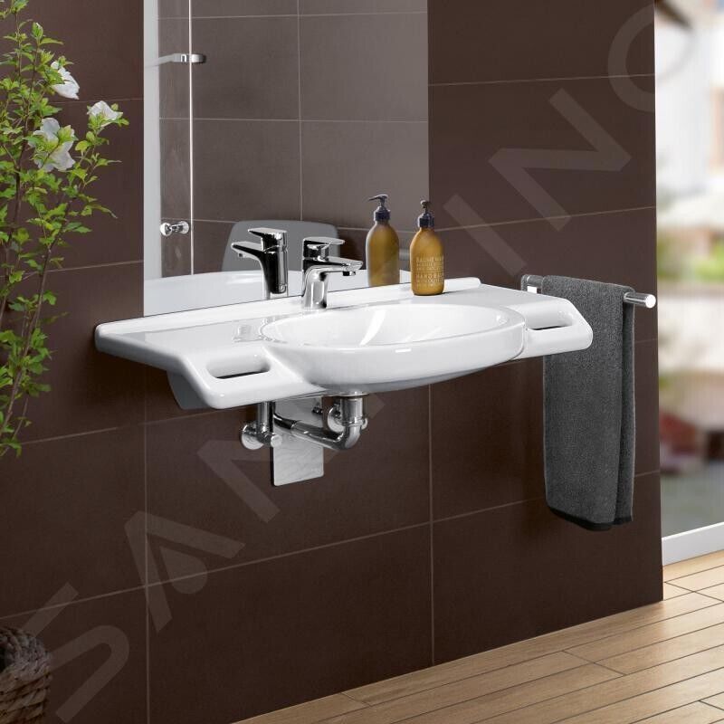 bon marché Villeroy & Boch lavabo V&B ViCare avec trop-plein, 800x550, € 547,45