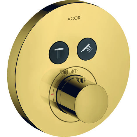 hansgrohe AXOR Starck ShowerSelect Thermostat rond à encastrer