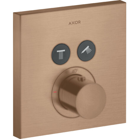 hansgrohe AXOR Starck ShowerSelect Thermostat carré à encastrer (1/2)