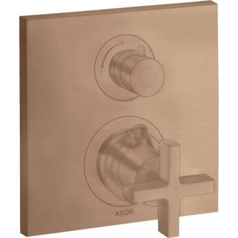 hansgrohe AXOR Citterio Thermostat encastré avec robinet d'arrêt, (1/3)