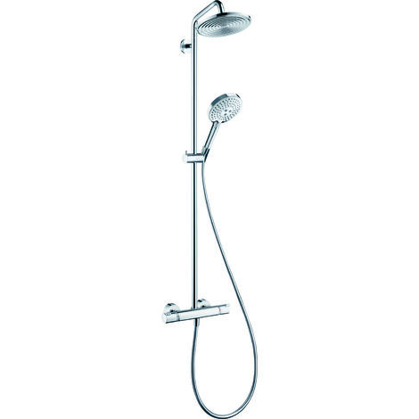 Hansgrohe Raindance S - Set de douche Showerpipe 240 avec thermostat, EcoSmart 9 l/min, chrome 27116000 (1/9)