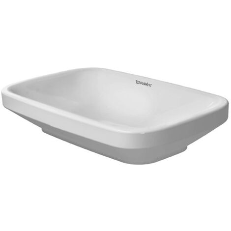 Duravit lavabo à poser DuraStyle 60cm sans trop-plein, sans plage (1/5)