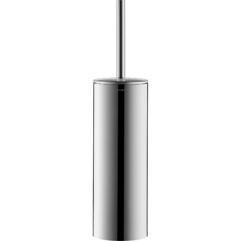 Duravit D-Code - Brosse de toilette à poser, chrome 0099281000