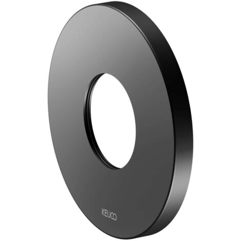 Keuco IXMO - Rosace de couverture, noir mat 59553370091