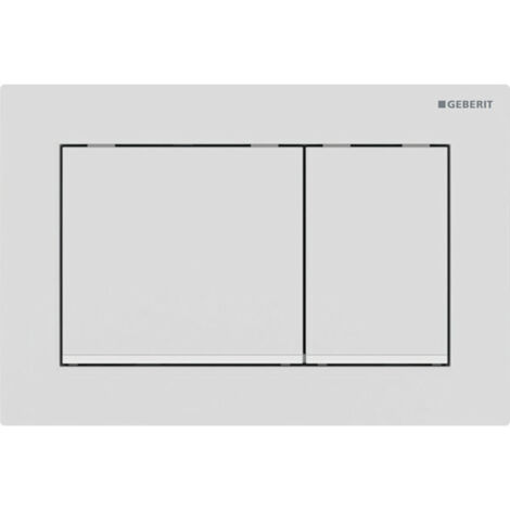 Geberit Omega20 Plaque de déclenchement, pour rinçage à 2