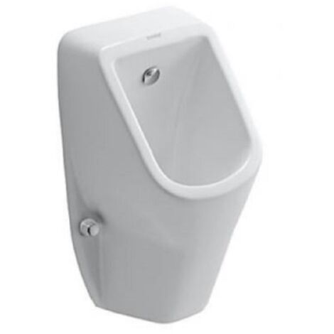 Duravit – Urinoir Rimless en céramique sanitaire – Évacuation horizontale – Alimentation arrière invisible – Dimensions 305x290x565mm (1/9)
