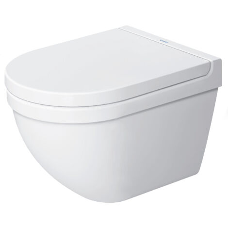 Duravit – WC suspendu compact 360x485mm – Céramique sanitaire blanche – Système de fixation invisible Durafix – Chasse d'eau 4,5L arrière - 2227090000