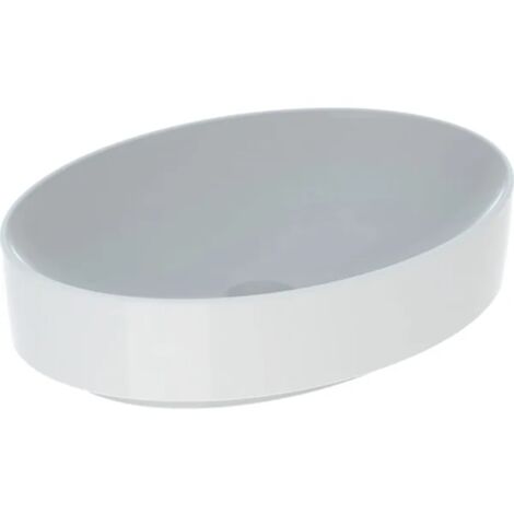 Geberit VariForm Vasque à poser ovale, 550x400mm, sans trou de (1/5)