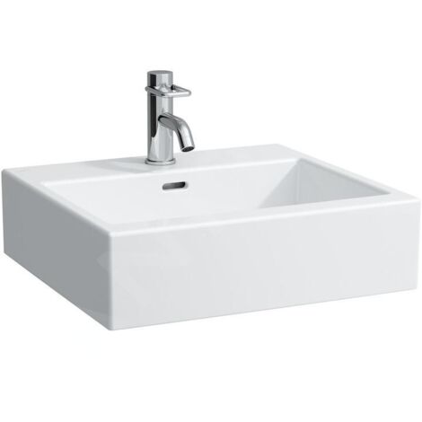 LAUFEN Living City lavabo à poser, 3 trous pour robinet, avec (1/3)