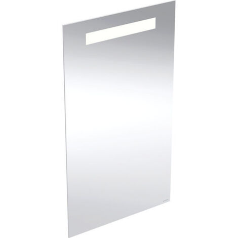 Geberit Option Basic Square miroir lumineux, éclairage en haut,