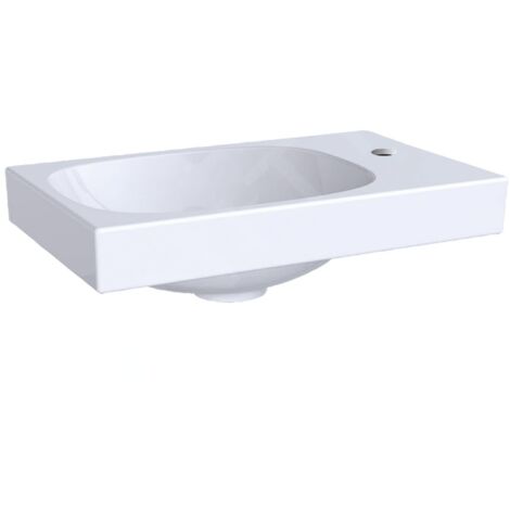 Geberit Acanto lave-mains, 1 trou pour robinetterie à droite,