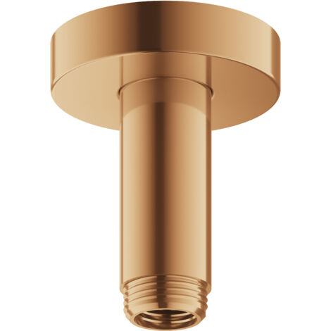 Keuco Accessoires de douche - Bras de douche de plafond, 100 mm, bronze brossé 51689030100