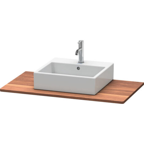 Console en bois massif Duravit XSquare, 1 découpe, 1000x20x550mm, (1/2)