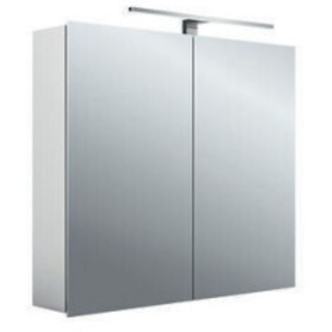 emco mee armoire à glace lumineuse LED, aluminium, 2 portes, (1/4)
