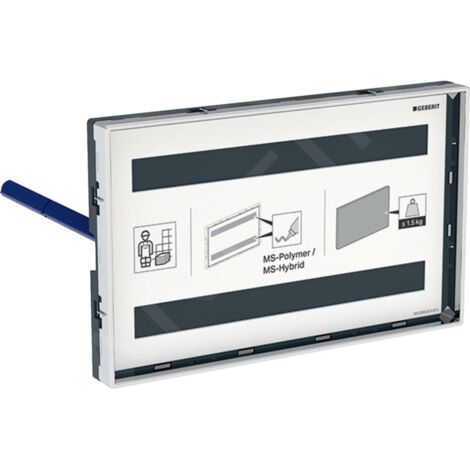 Geberit 115088001 Plaque de recouvrement Omega (1/4)