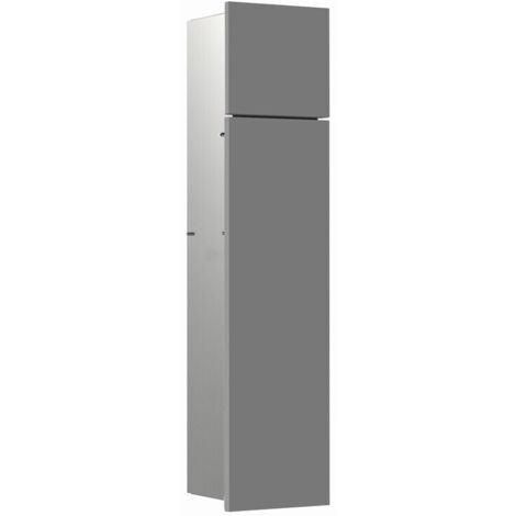 emco asis module pure module WC, façade en bois en deux parties,