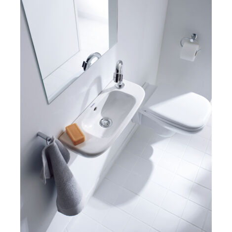 Duravit D-Code lave-mains, avec trou pour robinetterie à droite,