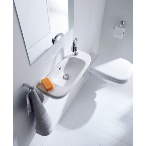 Duravit D-Code lave-mains, avec trou pour robinetterie à droite,
