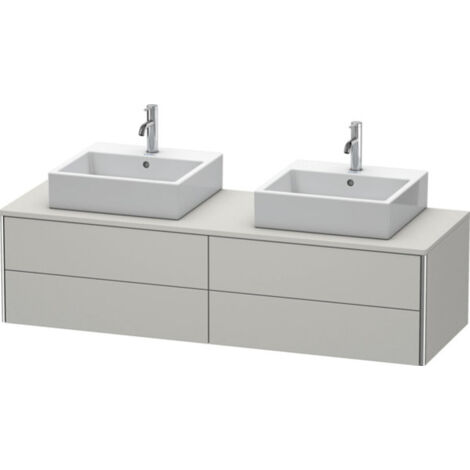 DURAVIT XS4917B0707 Sous-meuble pour WC XSquare, 4 SK, fixation murale (1/2)