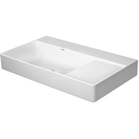 Duravit DuraSquare lavabo, 80x47cm, sans trou pour robinet, (1/3)