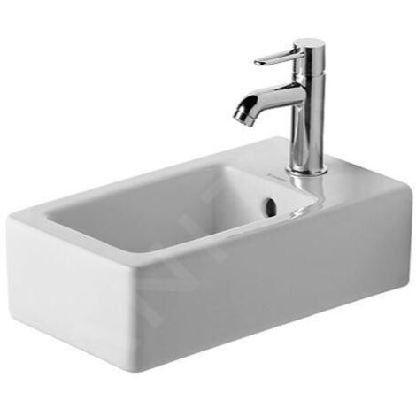 Duravit Vero lave-mains 25 cm, avec trop-plein, avec banc à trou