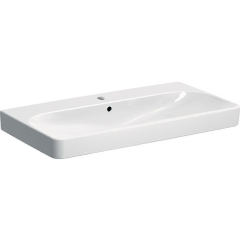 Geberit Smyle Square lavabo 500251, 90x48cm, avec trou pour