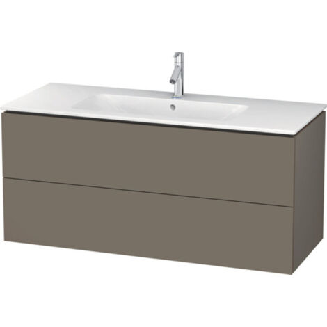 Duravit L-Cube Meuble sous-lavabo suspendu, 2 tiroirs, largeur :
