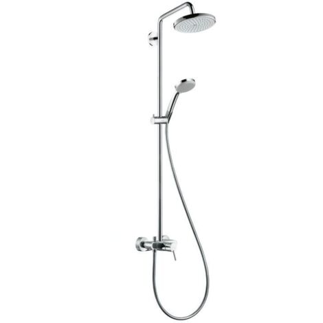 hansgrohe Croma Showerpipe 220 1 jet avec mitigeur monocommande, (1/5)