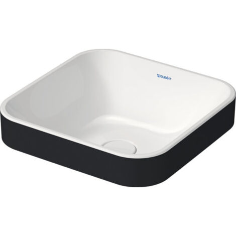 Duravit Happy D.2 Plus Évier à poser, 400x400 mm, rectifié, sans (1/5)